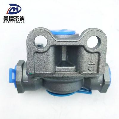 Σύστημα πέδησης φορτηγών Βαλβίδα γρήγορης απελευθέρωσης 3516-10-00007 Ασημένιο για φορτηγά μακράς διάρκειας