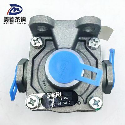 Σύστημα πέδησης φορτηγών Βαλβίδα γρήγορης απελευθέρωσης 3516-10-00007 Ασημένιο για φορτηγά μακράς διάρκειας