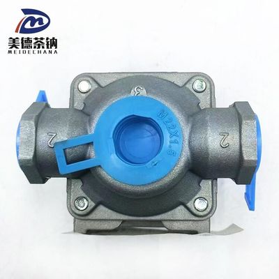 Σύστημα πέδησης φορτηγών Βαλβίδα γρήγορης απελευθέρωσης 3516-10-00007 Ασημένιο για φορτηγά μακράς διάρκειας