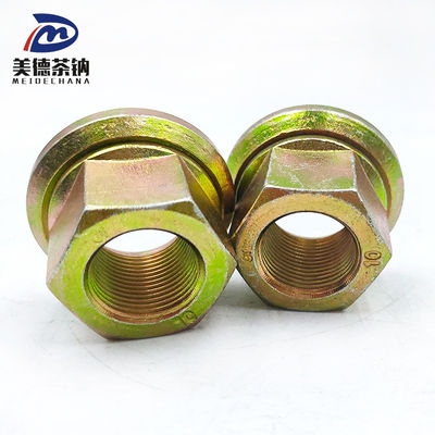 Χάλυβα πίσω τροχός εξάγωνο φλάντζη συγκόλληση αυτοκλείδωμα καρφί με γαλβανισμένη επικάλυψη