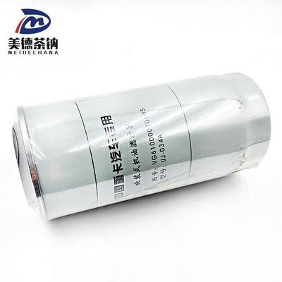 Τροχαίο μοντέλο HOWO Sinotruck φίλτρο πετρελαίου με και άμεσο χαρτί φίλτρου