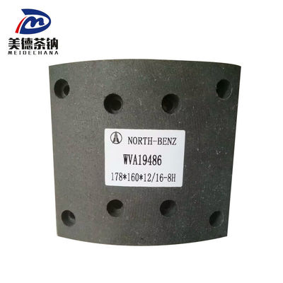 MP/31/1 Γκρι κεραμικές επένδυση φρένων για σύστημα φρένων βαρέων φορτηγών OEM 19486 19487